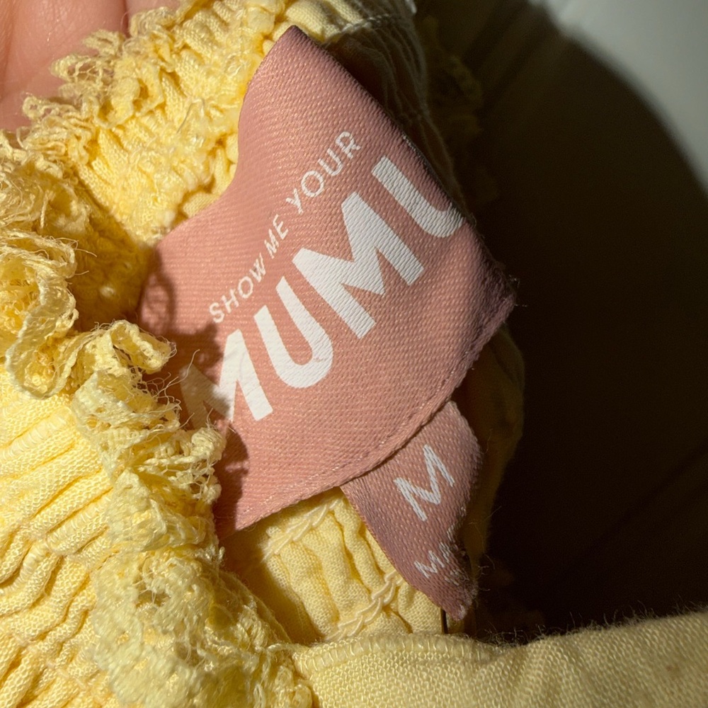 Show Me Your MuMu Sunny Yellow Dress - Picture 3 of 3